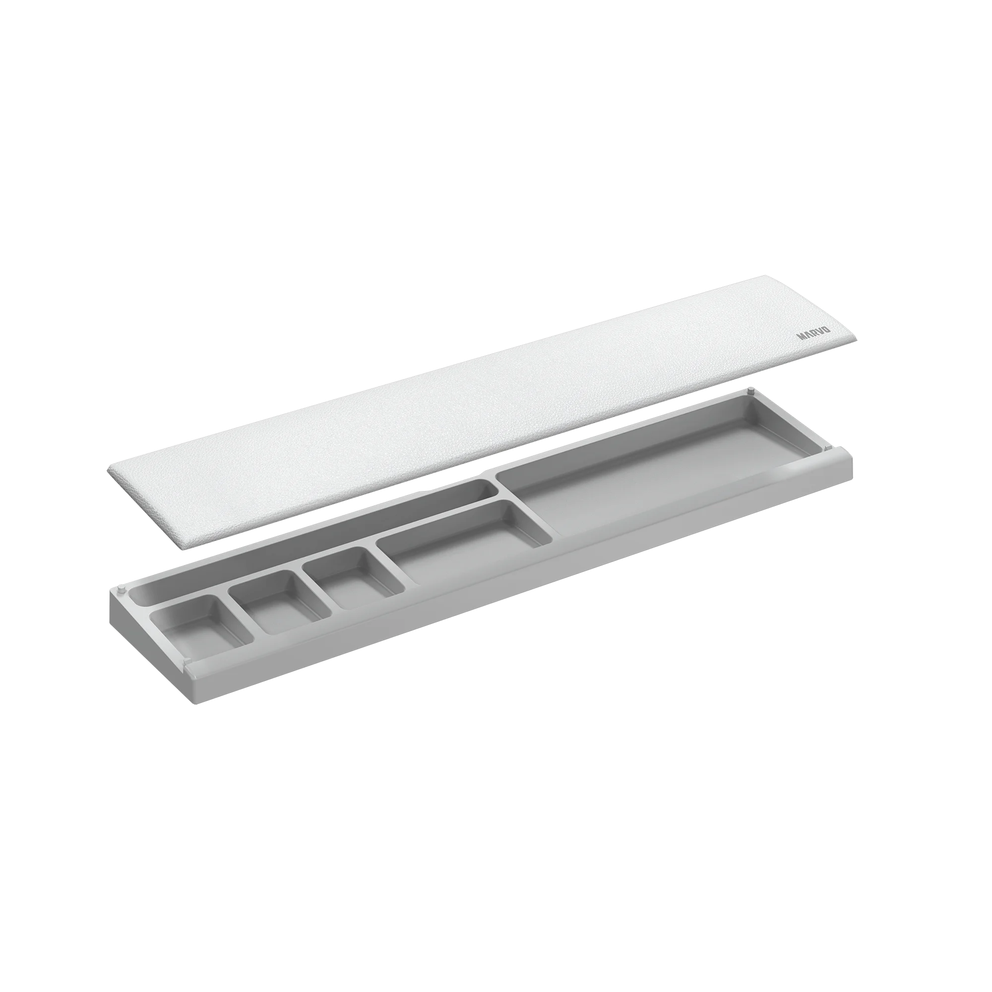 Podpórka pod klawiaturę Crest 60 biała - Obraz 2