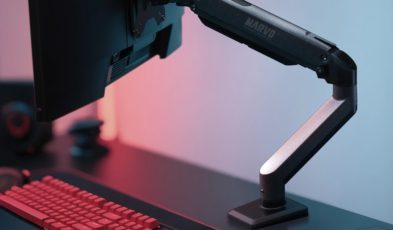 CARGO 200 monitor arm providing flexible display control for workspaces